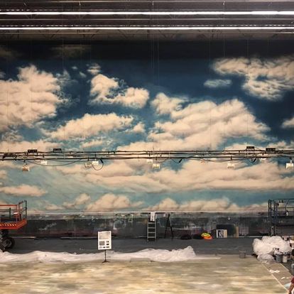Moby dick.. Salt Lake City Opera 40x70 ft airbrush 
